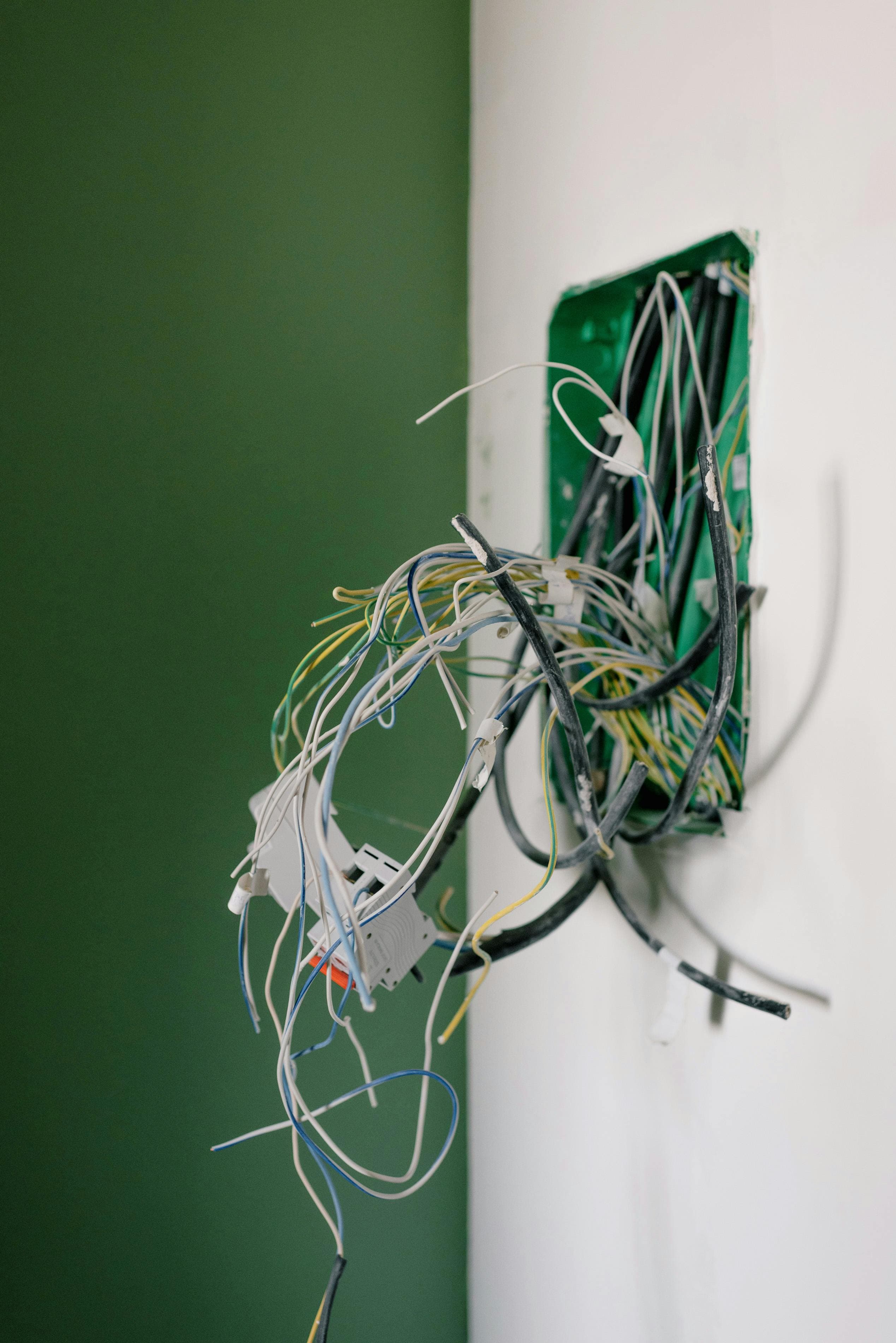 Electrical wall work and fit-out preparation